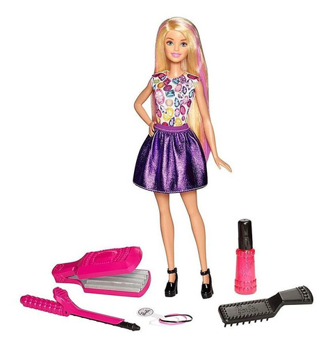 Barbie D.I.Y. crimps & curls doll Mattel DWK49