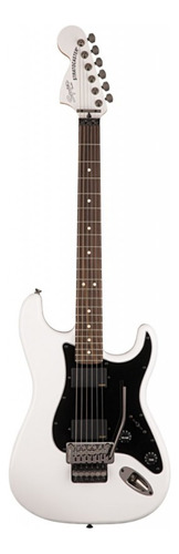 Guitarra eléctrica Squier by Fender Stratocaster HH de álamo olympic white laca poliuretánica con diapasón de laurel indio