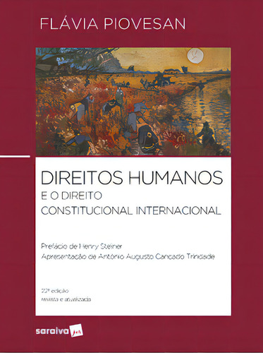 Direitos Humanos E O Direito Constitucional Internacional, De Piovesan, Flávia. Editora Saraiva Jur, Capa Mole, Edição 22 Em Português, 2024