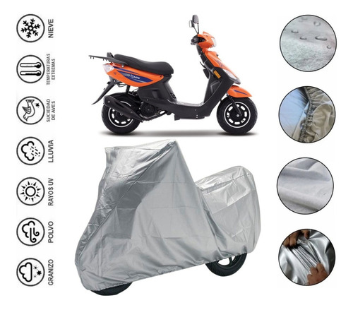 Cover Impermeable Moto Italika Motoneta X125