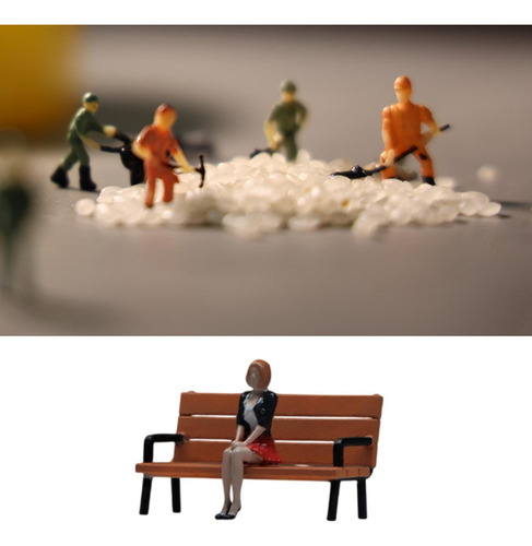M Figura De Resina A Escala 1/64, Micropaisaje Para