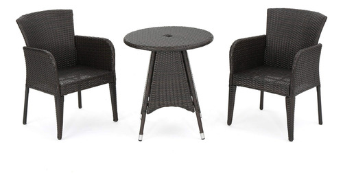 Christopher Knight Home Corsica Round Bistro Set, Juego De