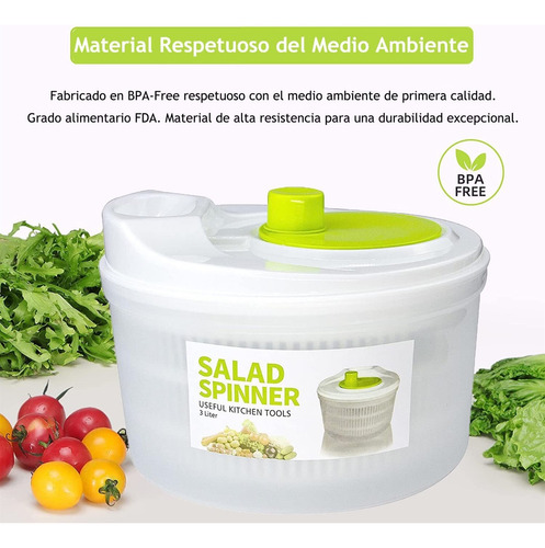 Centrifugadoras Para Ensalada Con Escurridor | Escurridora