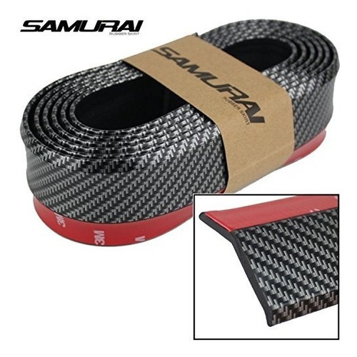 Imagen 1 de 3 de Lip Universal Flexible Faldon Estribo Spoiler Samurai C/r