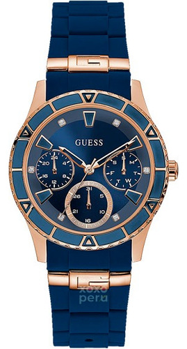 Reloj Guess U1157l3 Azul De Dama 100% Original 