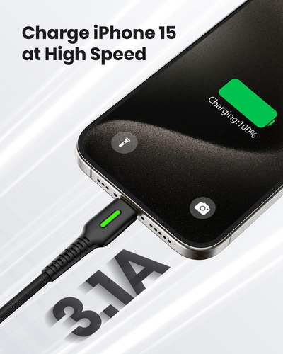 Cable Usb A Usb C Iniu, 3 Paquetes De 3.1 A, Carga Rápida De