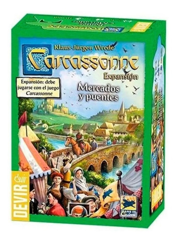 Juego De Mesa Carcassonne Expansion Mercados Y Puentes Devir