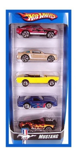 Hot Wheels 5 Gift Pack - Mustang 2007 - Único En M. Libre.