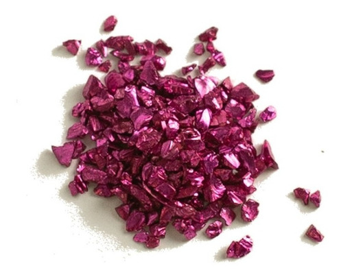 Piedra Cristal Tritu Resina Art Decorativo 5 Gramos Color Purpura