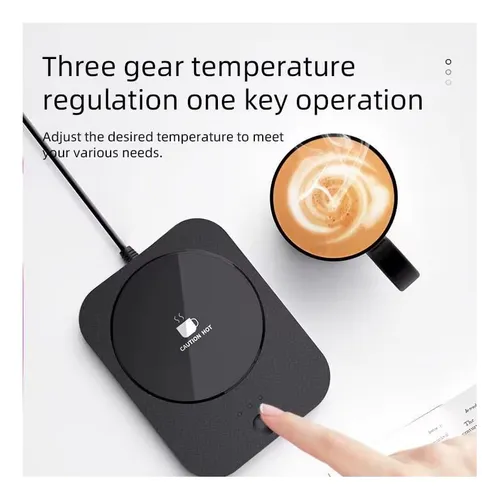Taza De Café Controlada Por Temperatura Autocalentable Con °