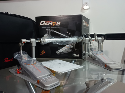 Pedal Duplo Pearl Demon Drive P-3002d Novo (av 6.5k) (Usado)