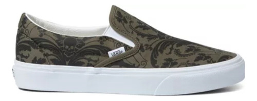 Tenis Vans Classic Slip On Calavera Rocker Casual