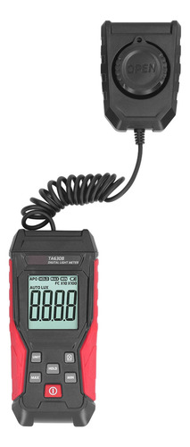 Medidor De Iluminómetro Digital 200000lx Automático De Alta