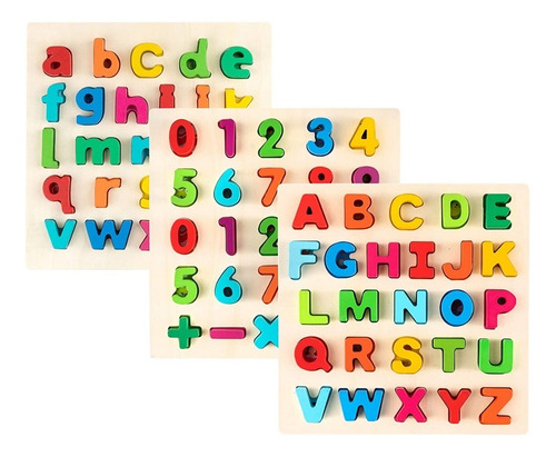 Imagen 1 de 2 de Juguete Didactico 20x20 Numeros Colores Figuras Niños Bebe