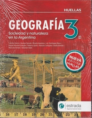 Geografía 3 Es Huellas Nueva Edición - Estrada