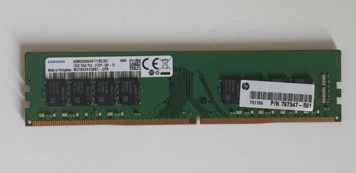Imagem 1 de 1 de Memoria Ddr4 16 Gb Samsung 2400mhz