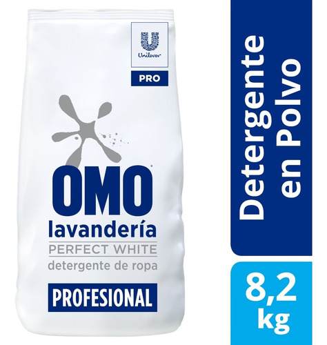 Imagen 1 de 3 de Omo Lavanderia Perfect White Profesional 8kg