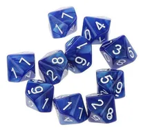 Comprar 4x10 Uds Dados De Diez Caras D10 Jugando D&d Rpg Juegos