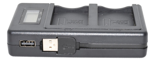 Usb Lcd Display Dual Battery Charger Cargador Doble Lp-e8