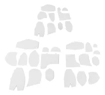 Comprar Juego De 30 Plantillas Y Reglas Con Memoria Bear Sewing Art