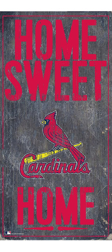 St. Louis Cardinals Letrero De Madera Home Sweet Home D...