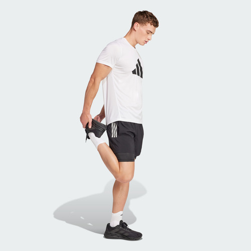 Shorts Own The Run Climacool 2 En 1 Con 5 Bolsillos Jn2670 A
