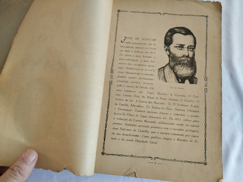 Livro O Guarany José De Alencar Officinas Graphicas 1928