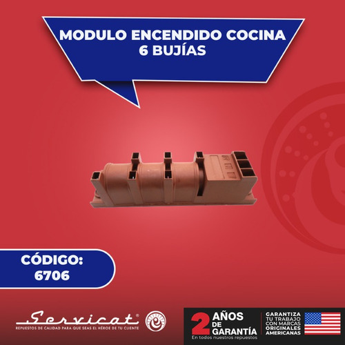 Modulo De Encendido Cocinas 6 Bujías Mabe Y General Electric
