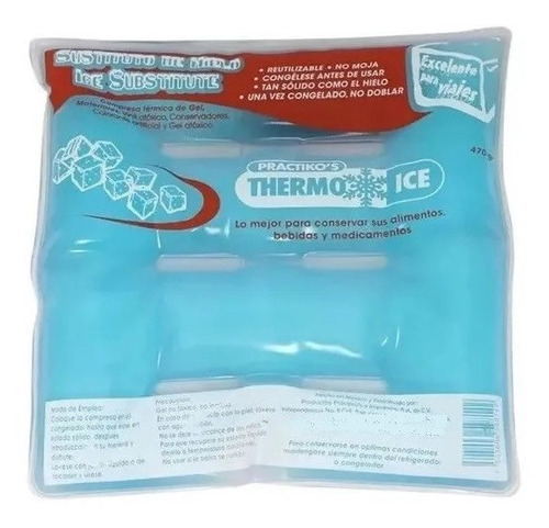 Imagen 1 de 1 de 1 Sustituto De Hielo Reutilizable Mediano Gel 470 Grs