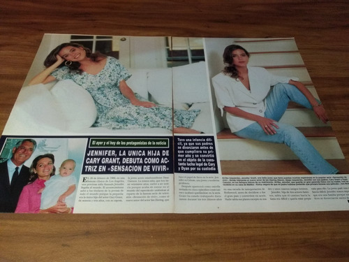 (h031) Jennifer Grant * Clippings Revista 2 Pgs * 1993