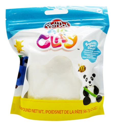 Playdoh Air Clay Asst Colores - Masa Para Modelar Blanco