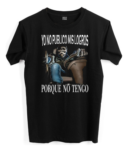 Playera Negra Hombre Calacas Chidas Meme Frases 1732