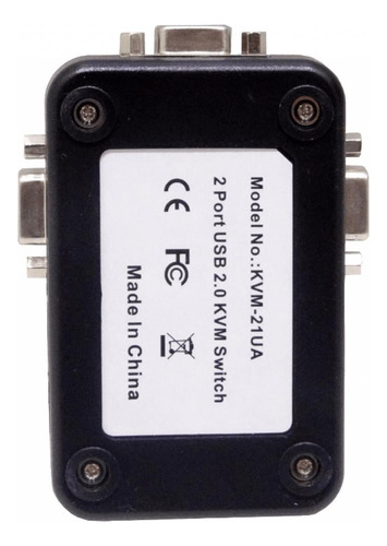 Concentrador Kvm Usb/vga De 2 Puertos Clickbox