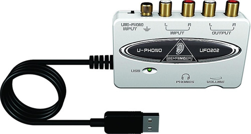 Interface De Audio Usb Con Preamplificador Behringer Ufo-202