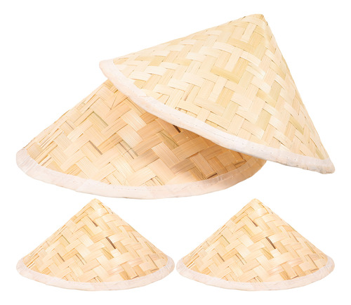 Sombrero Asiático Para Niños, Sombrero De Bambú Para Tejer,