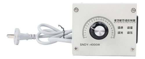 Cn Plug 4000w Ac 220v Control De Controlador De Voltaje Vari
