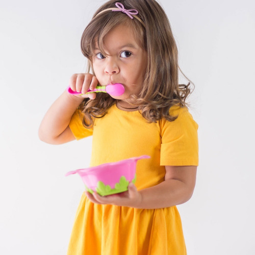 Set De Alimentación Nuby Niñas - Flores X 3 Unds