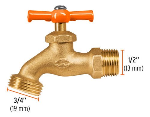 Llave De Nariz Para Jardín 1/2´´ En Blíster Truper 13147