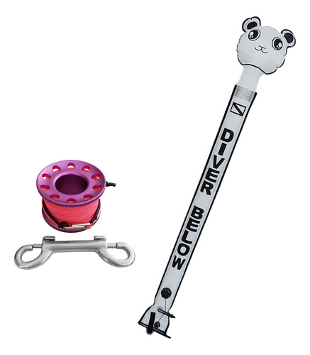 Tubo De Señal De Salchicha De Seguridad Para Buceo 6 Pies