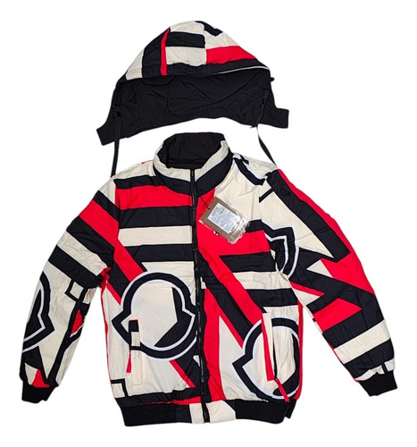 Campera Reversible Para Hombre Con Capucha Desmontable