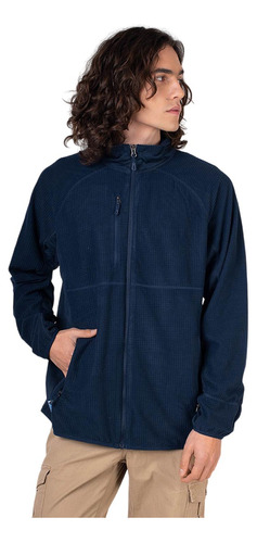 Chaqueta Micropolar Outdoor Hybrid Hombre Cierres Ykk