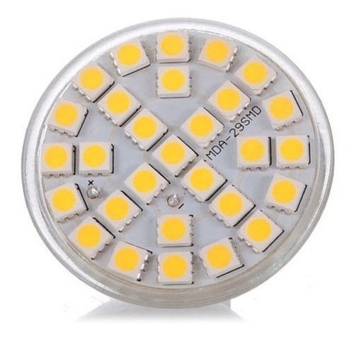 Imagen 3 de 8 de Dicroica Led Bipin 29 Led 5w 220v Calida 5+1 Ph Ventas