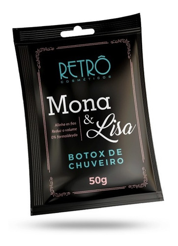 Imagem 2 de 2 de 3 Xbtx De Chuveiro Mona E Lisa Retrô Cosméticos 3x