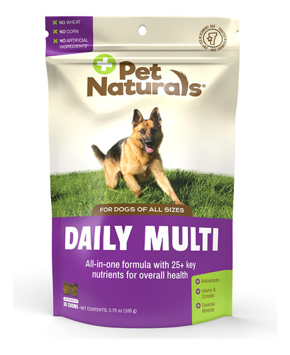 Suplemento Multivitamínico Para Perros Pet Naturals 30tab