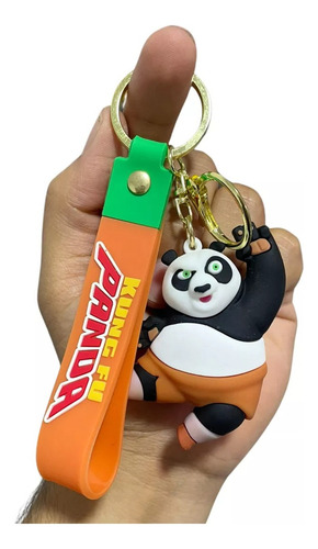 Llavero De Goma Kung Fu Panda Panda