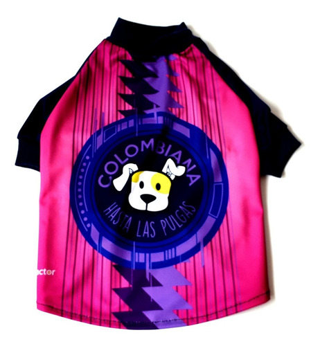 Camiseta Colombiano Hasta Las Pulgas Perro Mascota Talla Xxl
