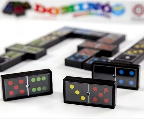 Imagen 2 de 5 de Juego De Mesa Infantil Domino Multicolor Ruibal.!!