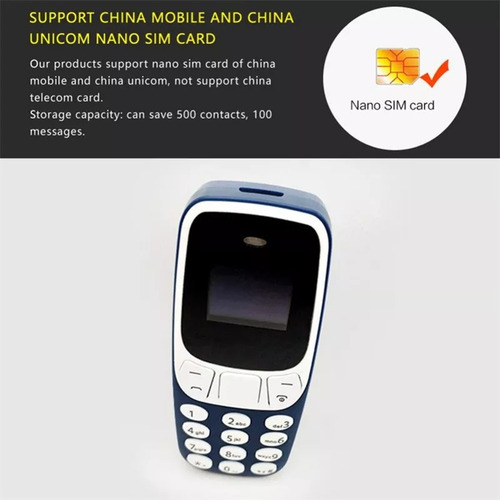 Miniteléfono Bluetooth L8star Bm10, Dual Sim, Gsm, Teléfono