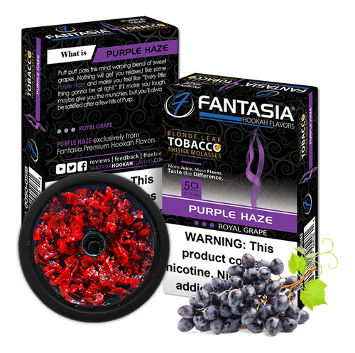 Fantasia Hookah Shishas Purple Haze 50g