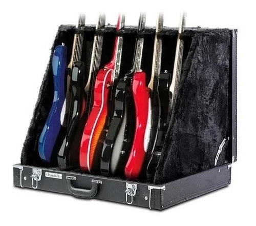 Hard Case Standard Gsd-500 Tipo Maleta Para 6 Instrumentos